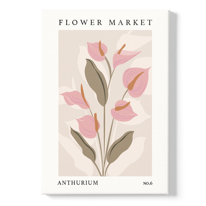 Flower Market Anthurium NO.6 | Canvas
