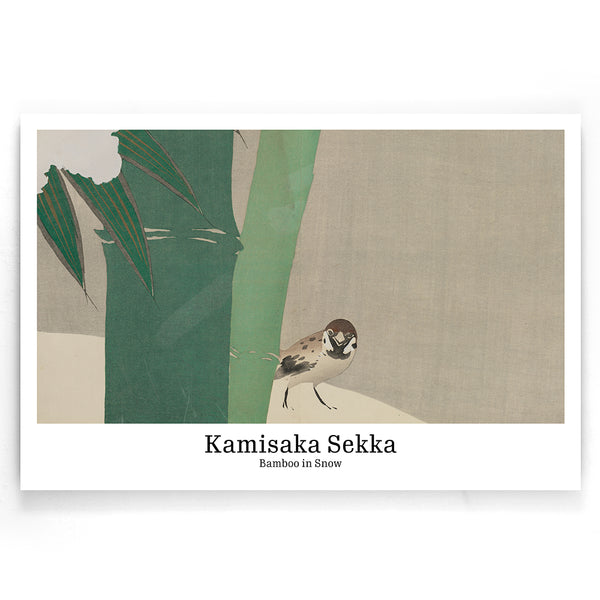 Kamisaka Sekka - Bambou dans la neige