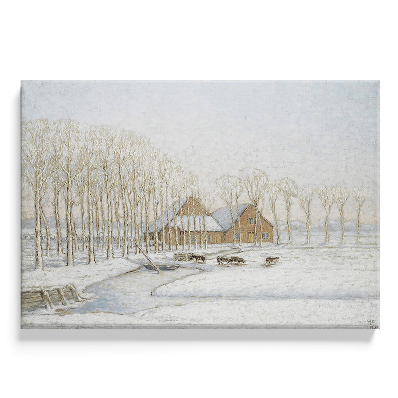 Boerderij in de Winter