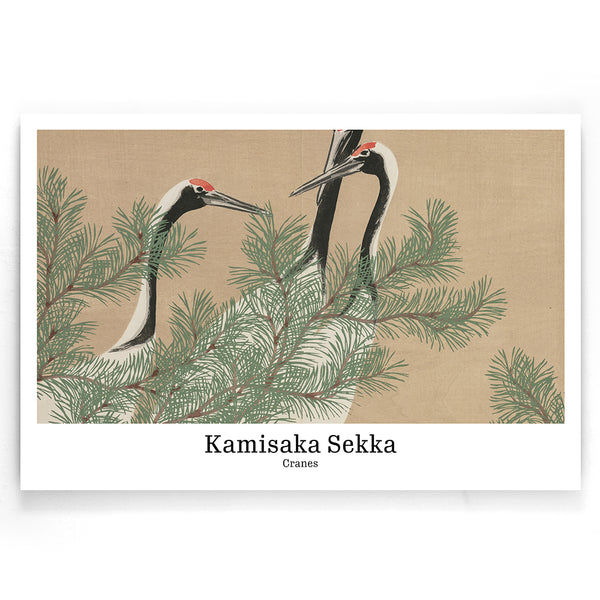 Kamisaka Sekka - Cranes