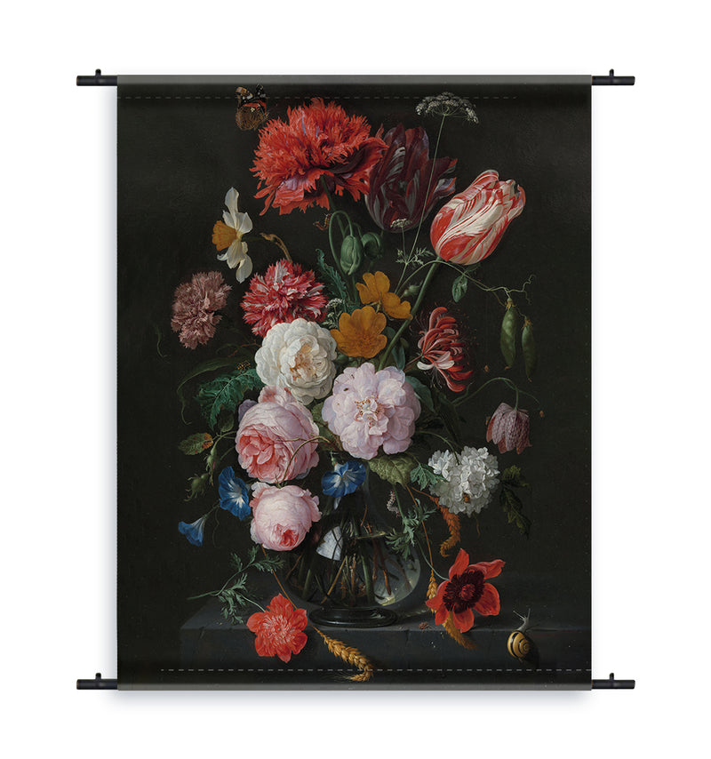 Wandkleed - De heem - Stilleven met Bloemen