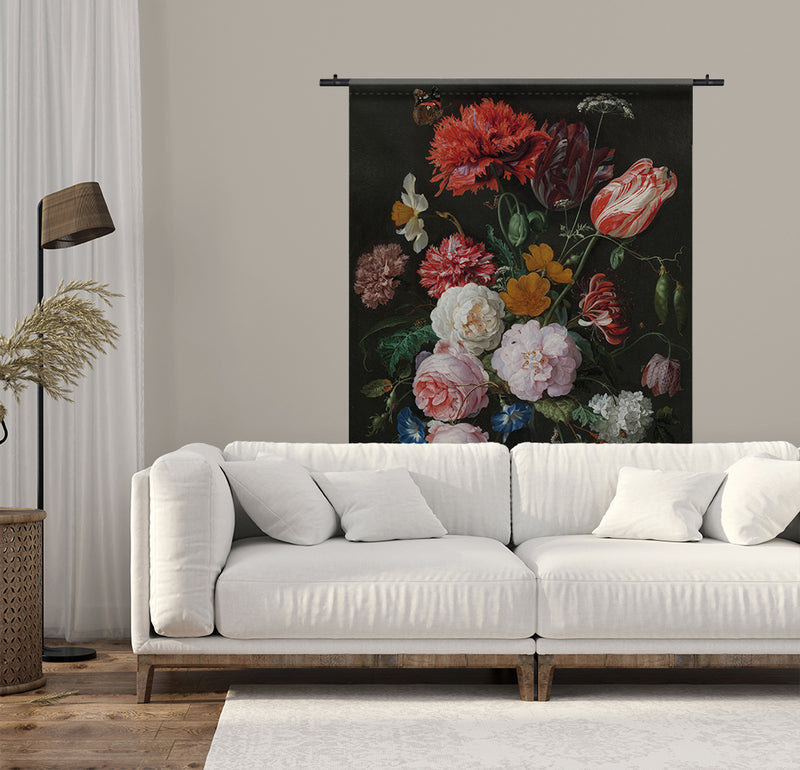 Wandkleed - De heem - Stilleven met Bloemen