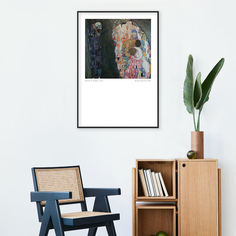 GustavKlimt-DeathandLife-Poster-Mockup-Walljar