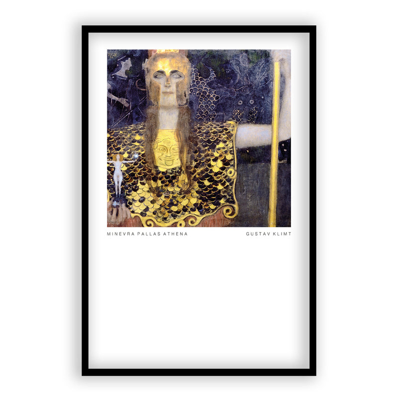 GustavKlimt-MinevraPallasAthena-Poster-Aluminium lijst-Walljar