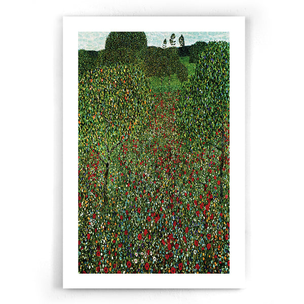 Gustav Klimt - Poppy Field