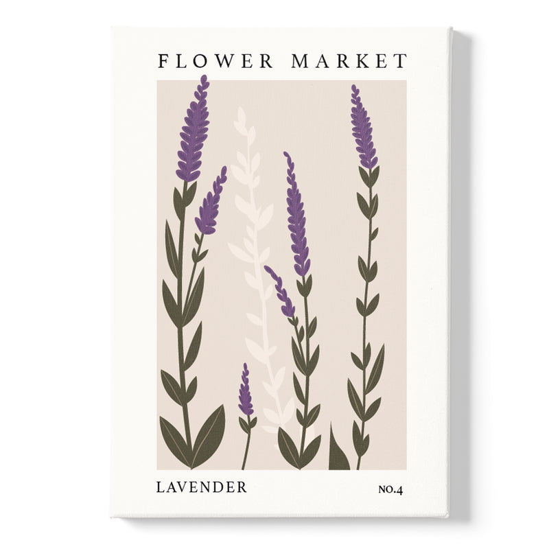 Flower Market Lavender NO.4 | Canvas