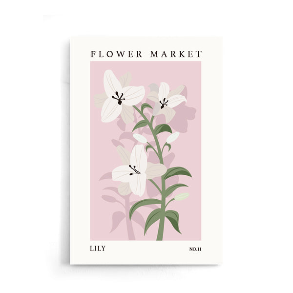 Flower Market Lily NO.11 | Poster