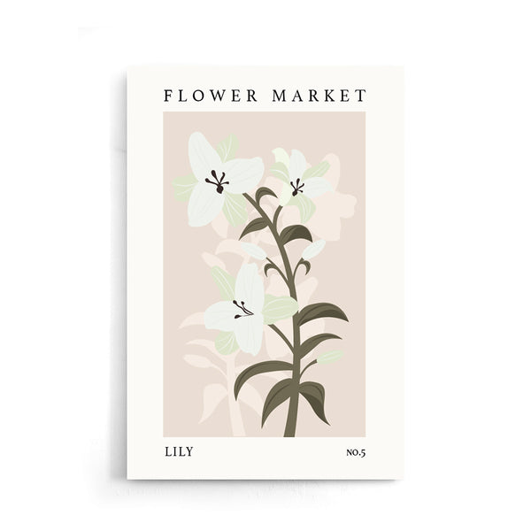Flower Market Lily NO.5 | Poster