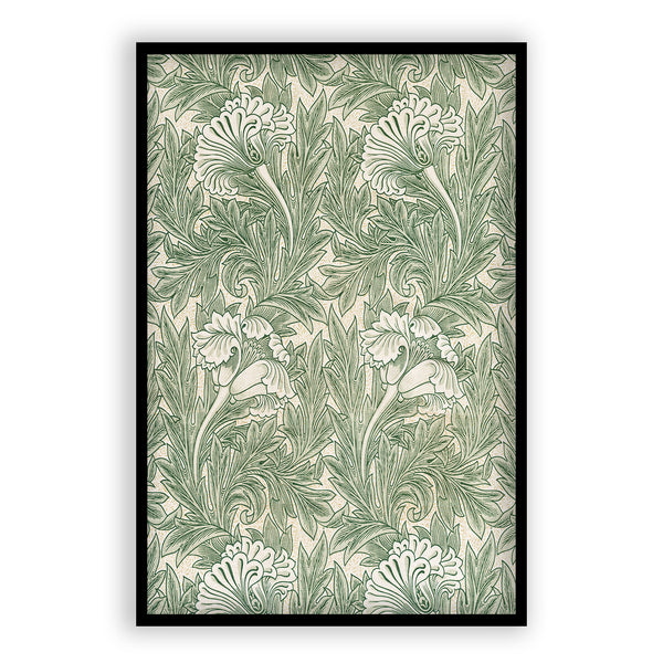 William Morris - Tulipe - Sans Bord Blanc