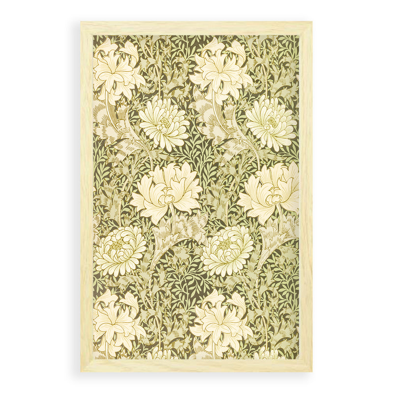 William Morris - Chrysanthème - Sans Bord Blanc