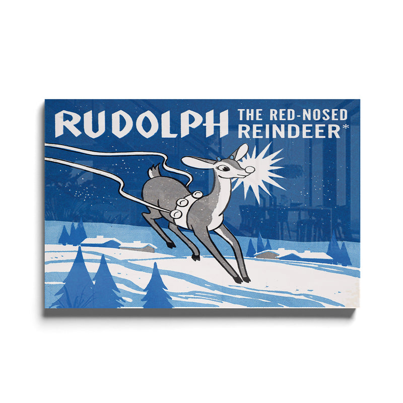 Rudolph Retro Kerstkaart