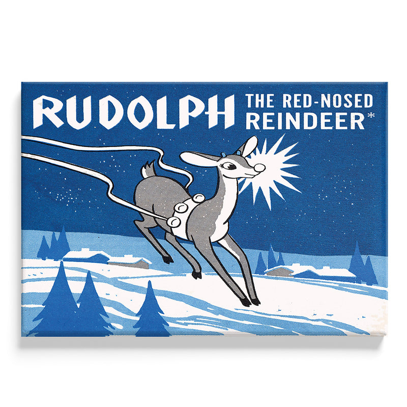 Rudolph Retro Kerstkaart