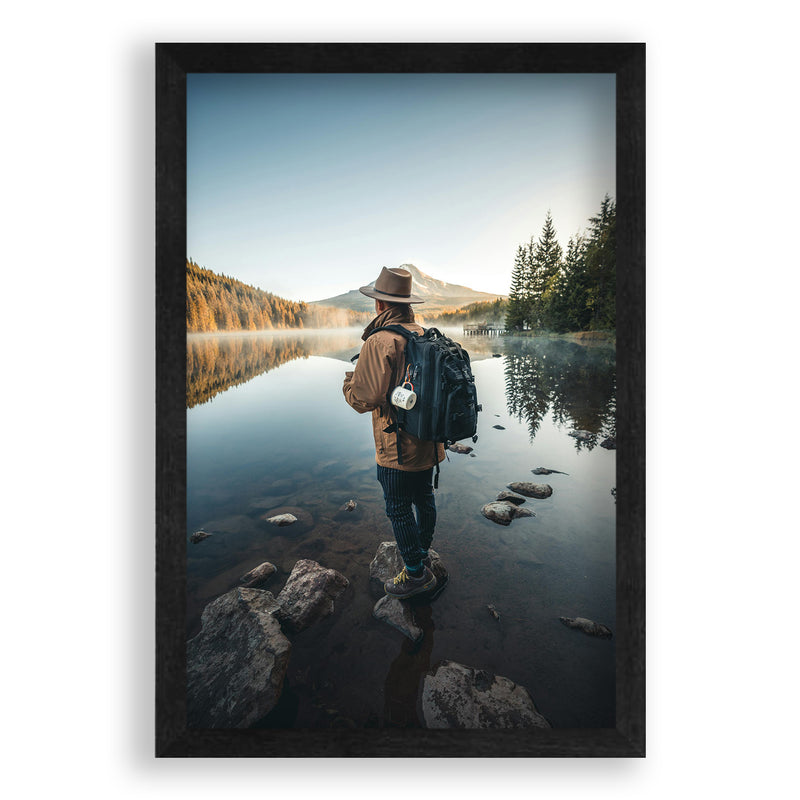 Poster with frame - 70 x 100 cm