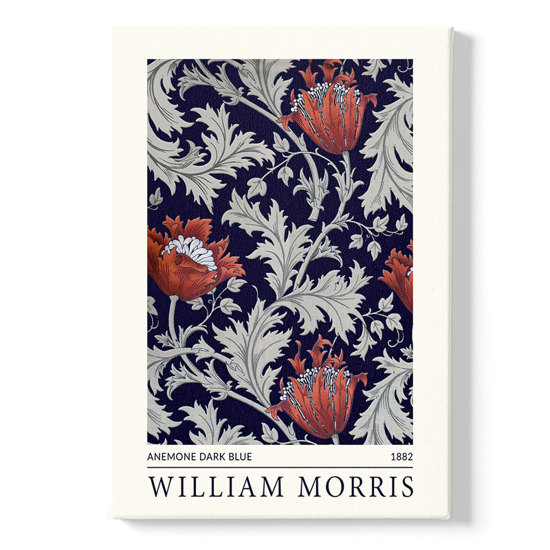 William Morris - Anemone Dark Blue