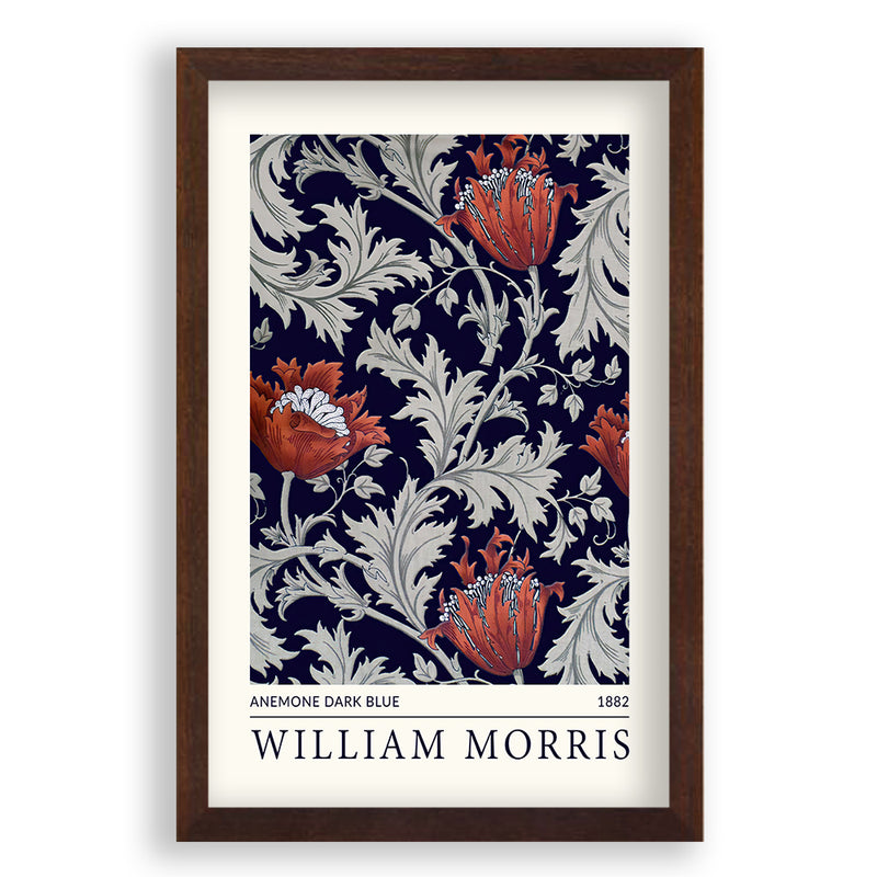 William Morris - Anémone Bleu Foncé