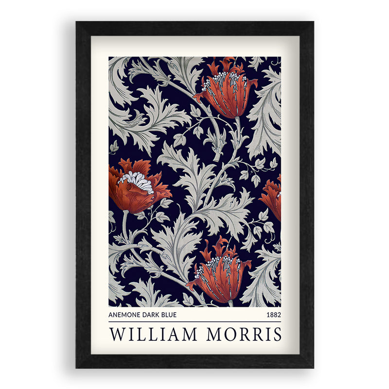 William Morris - Anémone Bleu Foncé