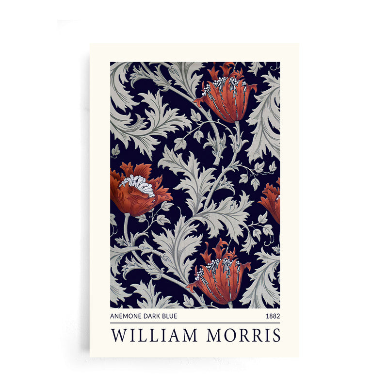 William Morris - Anemone Dark Blue