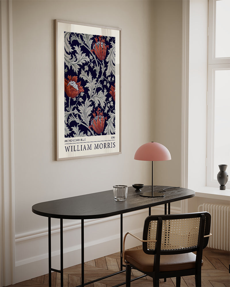 William Morris - Anemone Dark Blue