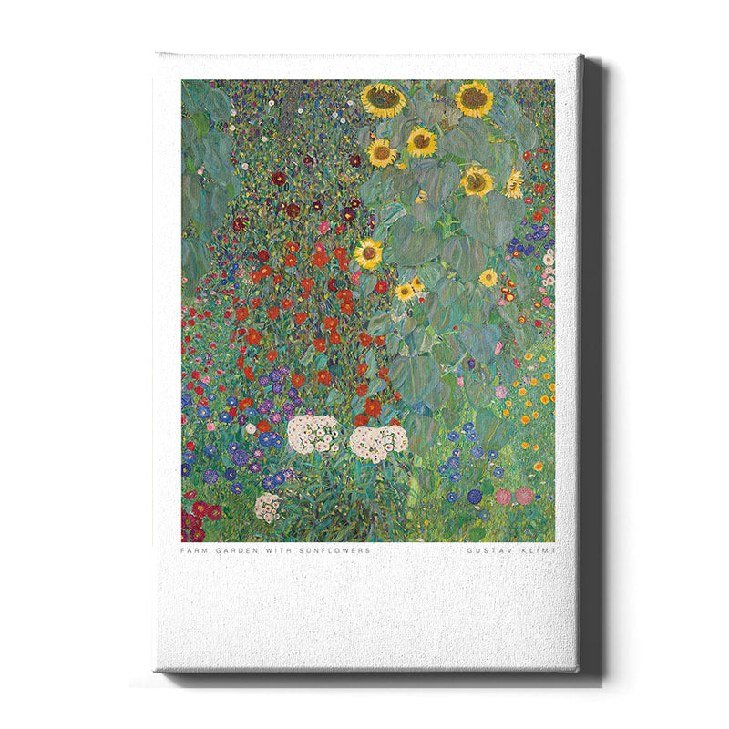 Gustav Klimt - Jardin de ferme avec tournesols