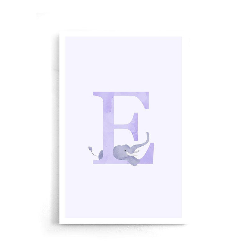 olifant alfabet poster