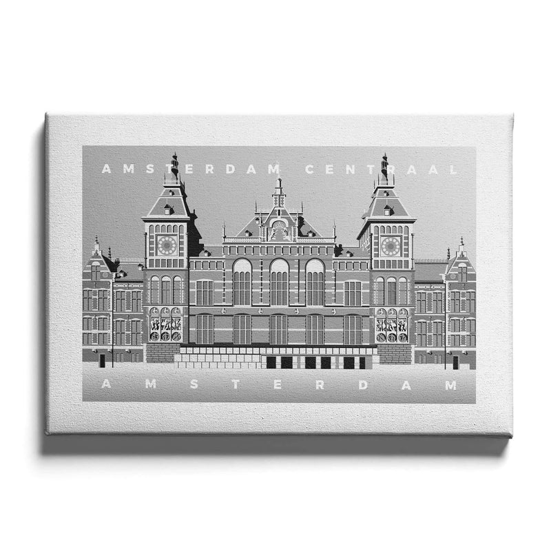 Amsterdam Centraal station Poster