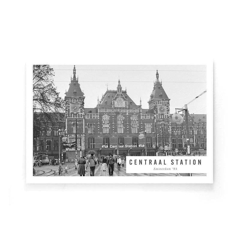 Amsterdam Centraal station '84 poster