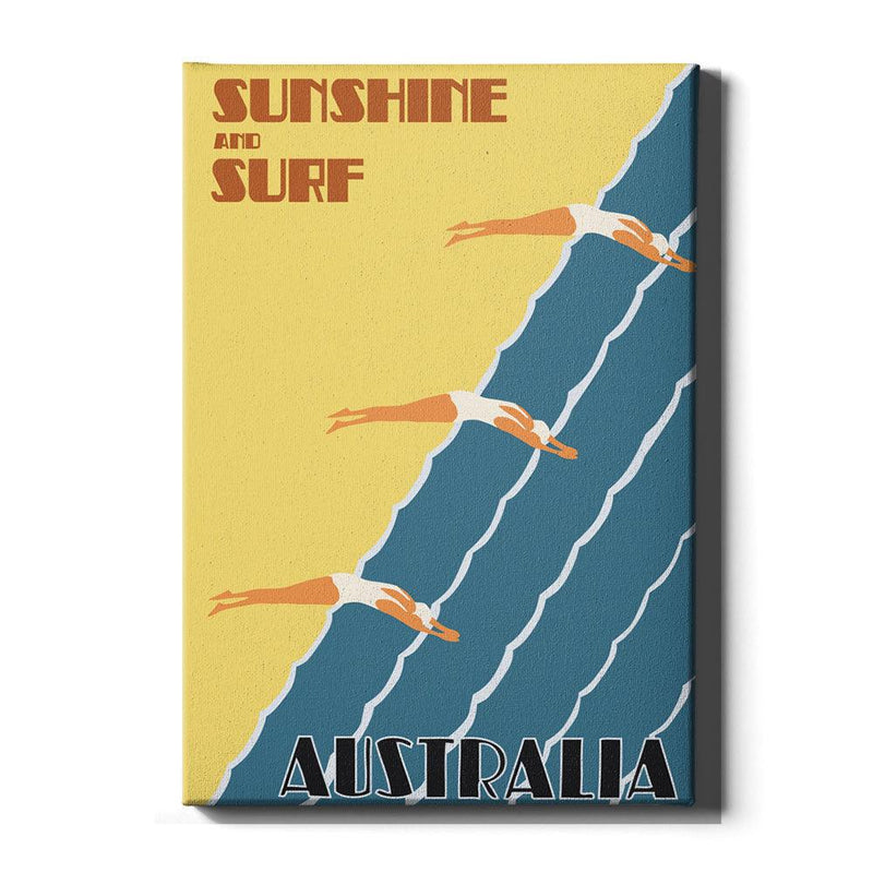 Australië Sunshine And Surf - Walljar