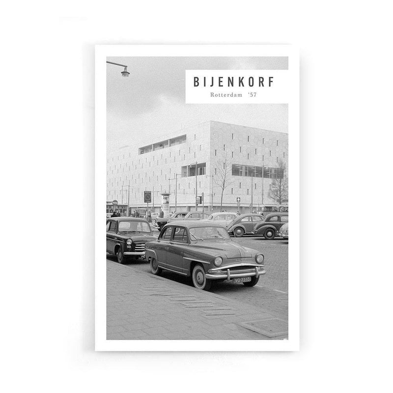 Bijenkorf Rotterdam '57 poster