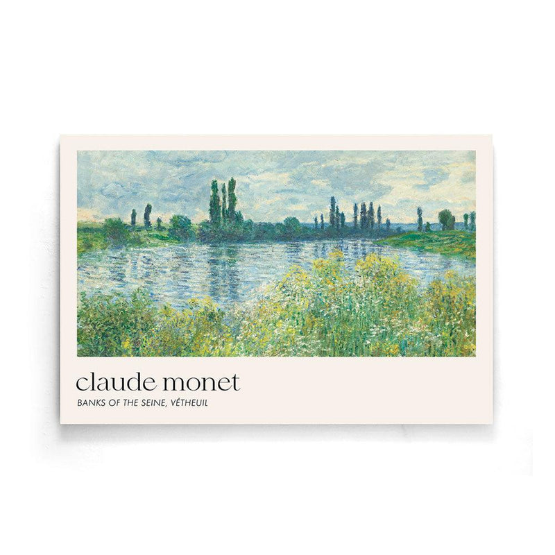 Claude Monet - Banks of the Seine, Vétheuil - Walljar