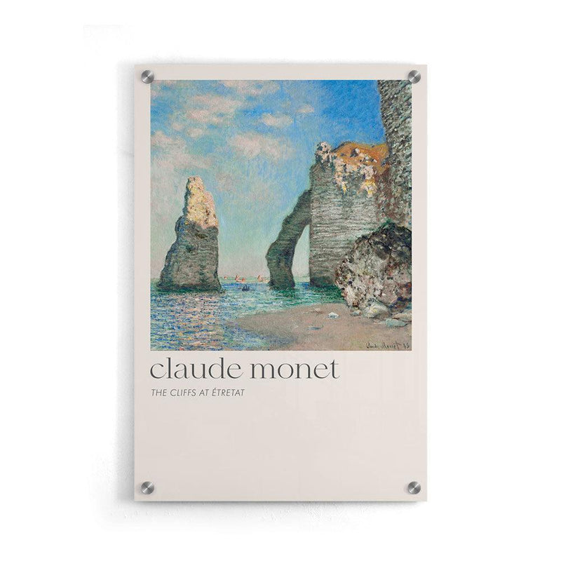 Claude Monet - The Cliffs at Étretat - Walljar