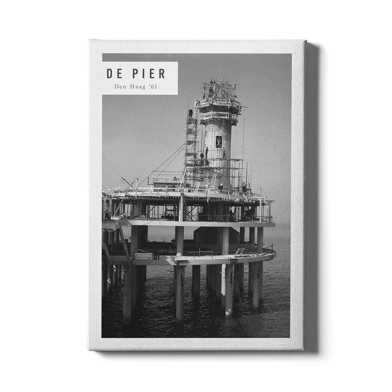 De Pier '61 II op canvas