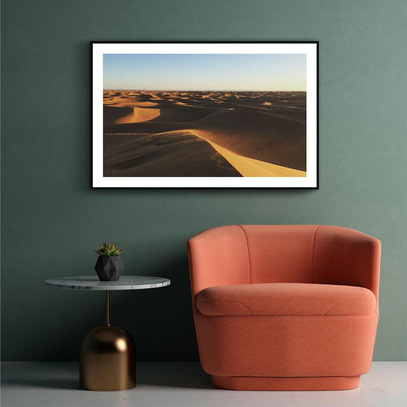 Horizon woestijn poster