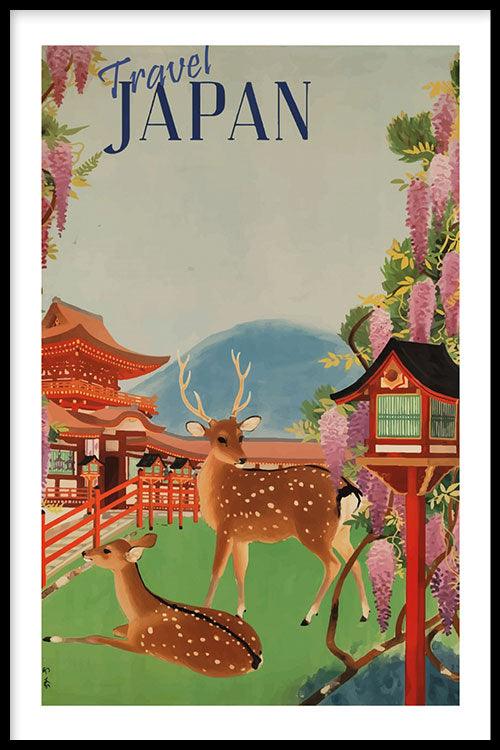 Japan Travel Bambi - Walljar