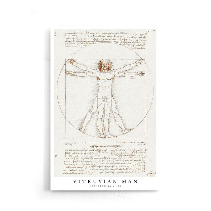 Vitruvian man poster