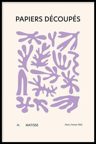Matisse III - Paars - Walljar