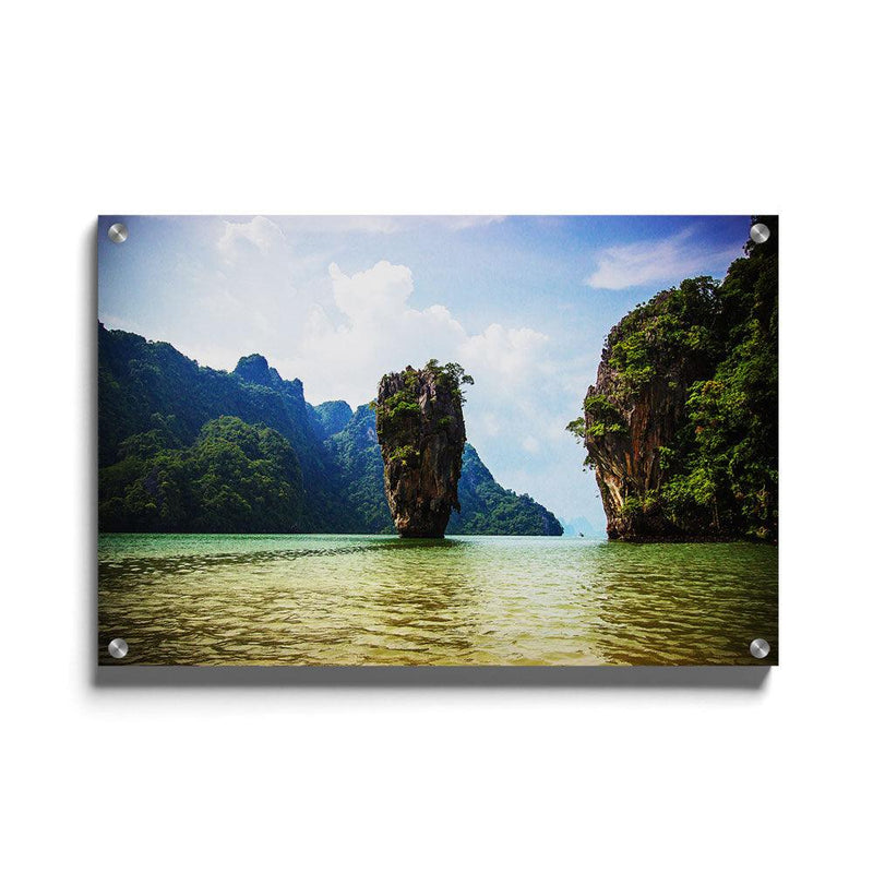 Jungle water gebergte poster