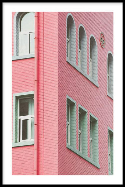 Roze Gebouw - Walljar