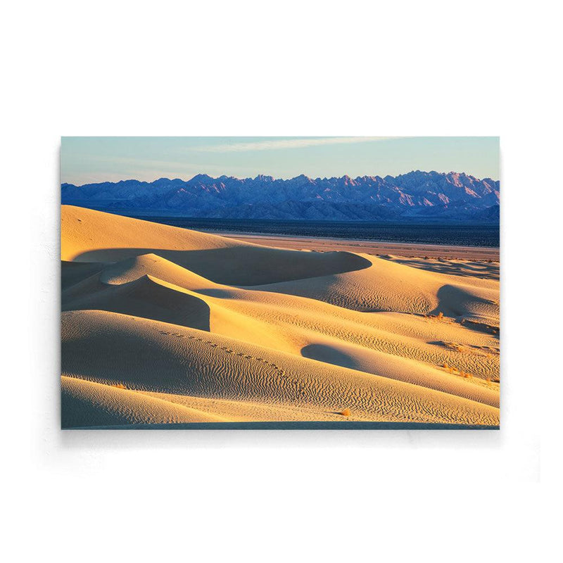 Woestijn gebergte poster