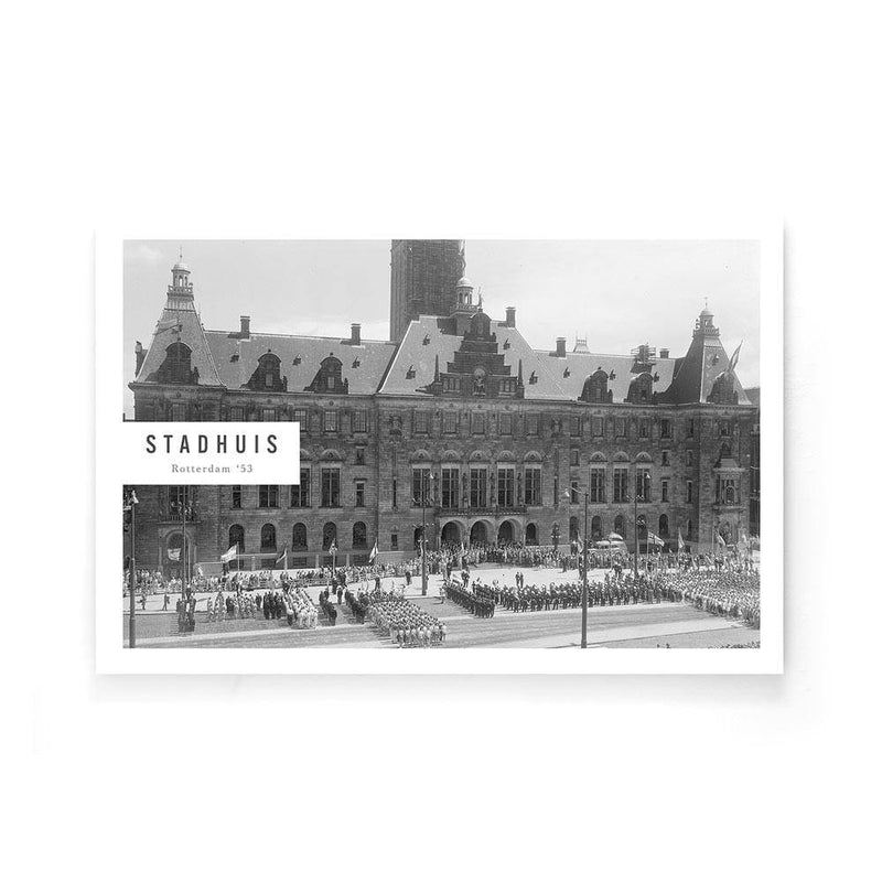 Stadhuis Rotterdam '53 poster