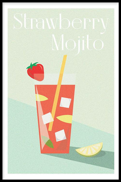 Strawberry Mojito - Walljar