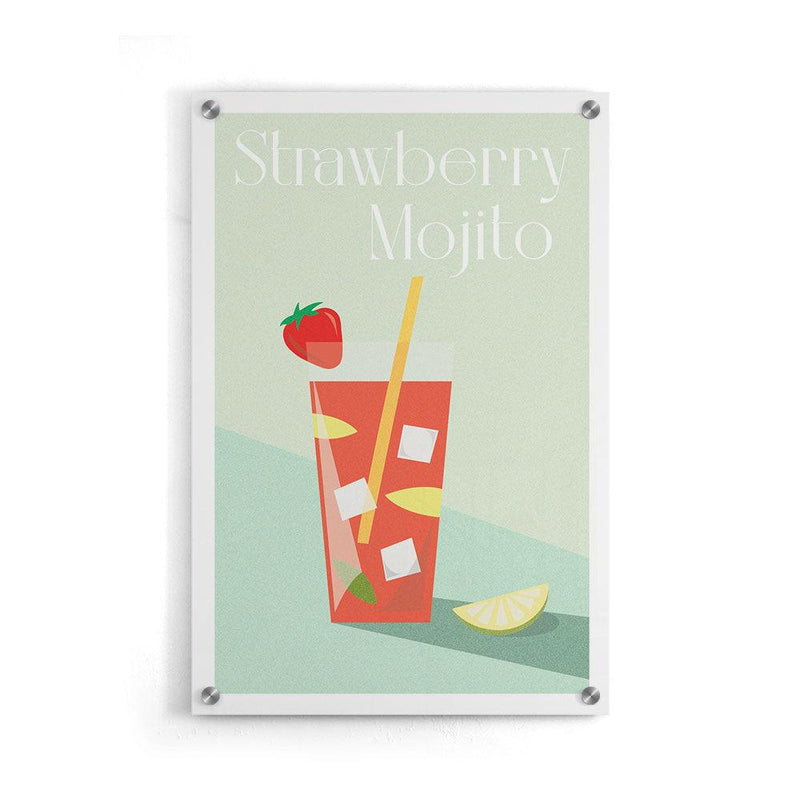 Strawberry Mojito - Walljar