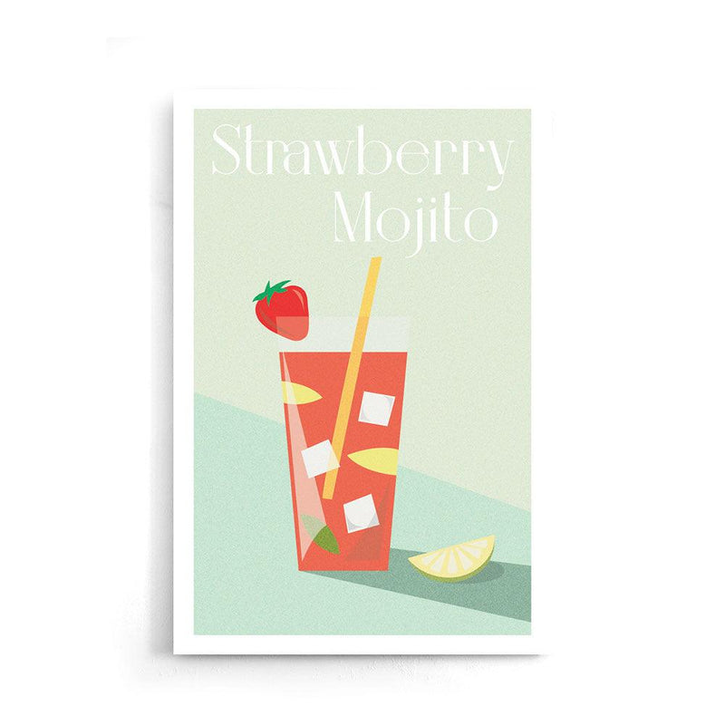 Strawberry Mojito - Walljar