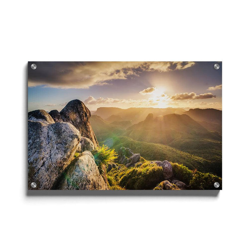 Sunny Mountainside poster - Walljar